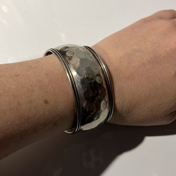 Closet Sale 3 for $15 Silver Tone Cuff Bracelet - Picture 5 of 12